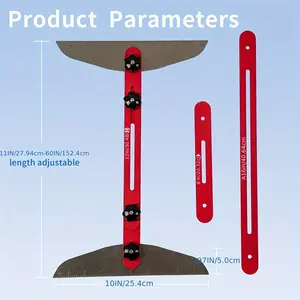 Stair Tread Template Tool, Solid Stair Tread Measuring Instrument, Shelf Layout Tool and Stair Tread Template Tool Fixture, Stair Tread Measuring Tool