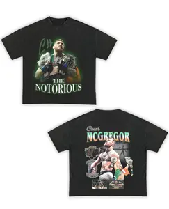 Conor McGregor 2 Sided Men 90s Short Sleeve Graphic Tees men  gifts