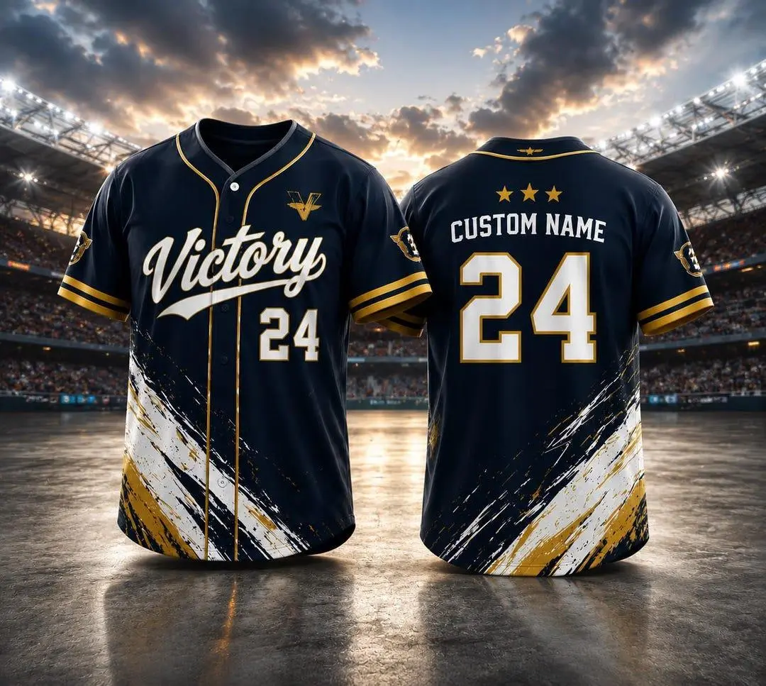 Custom Baseball Jersey, Personalized Team Jersey Shirt, Victory Baseball Uniform, Sports Fan Gift, Custom Name Number Jersey