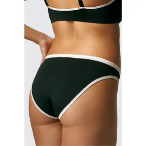 Rear View Mid Rise Bikini