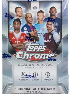 2025/26 Topps Chrome UEFA Club Competitions Soccer Hobby Box