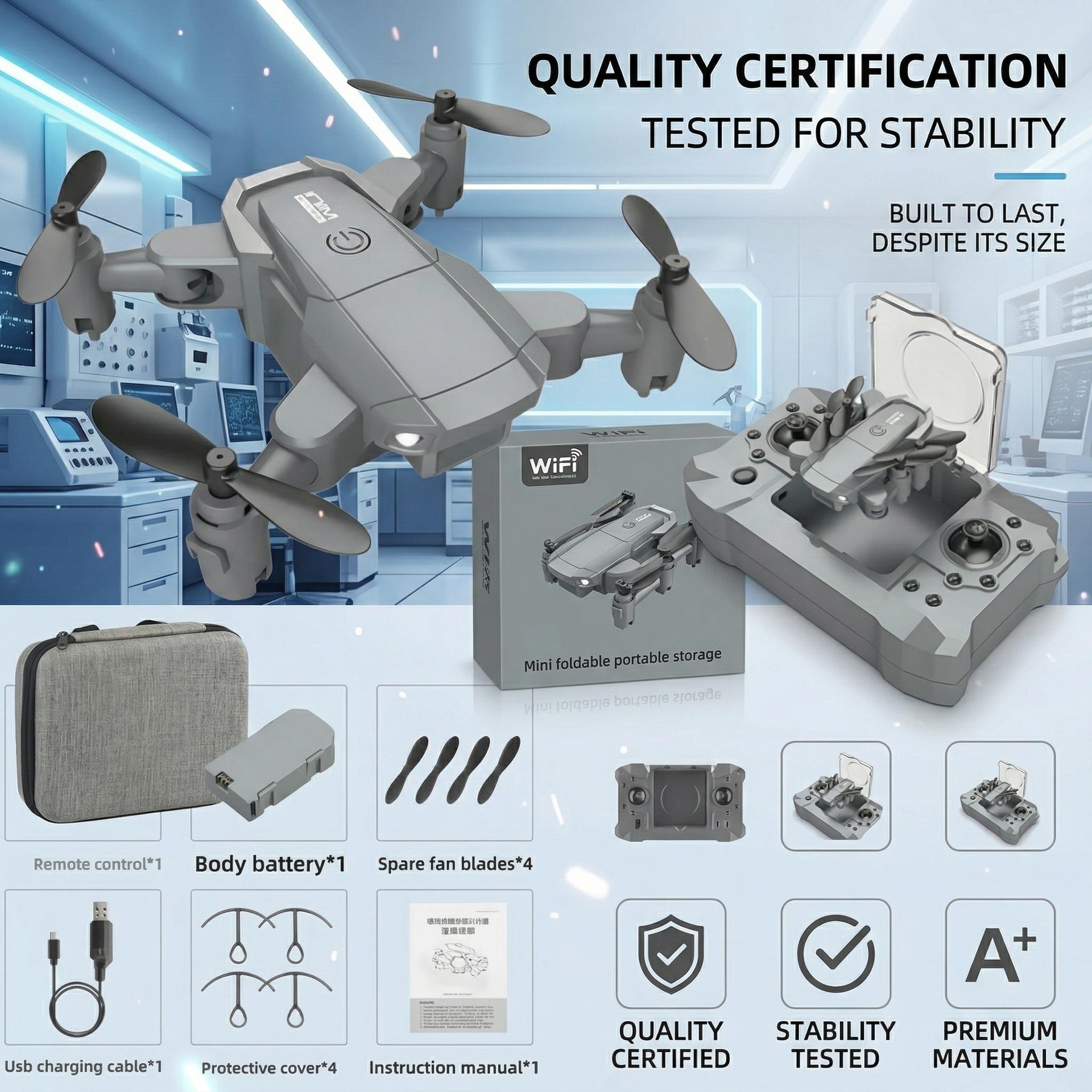 Mini Flying Toy Beginner-Friendly Toy RC Airplane with One-Touch Takeoff/Landing, Hover, Spin & 360° Flips