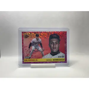 2026 Topps Chrome Platinum Anniversary Cal Ripken Jr 1957 Red Refractor /100 Baltimore Orioles