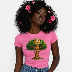 Queen of Shade T-Shirt – Funny Sassy Tree Graphic Tee | Attitude Humor Shirt | Baddie Statement Tee