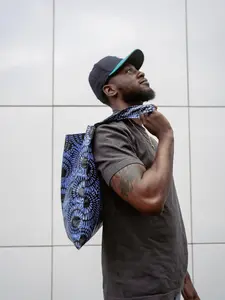 BabaAfrik Handmade Aina Ankara Grocery Tote