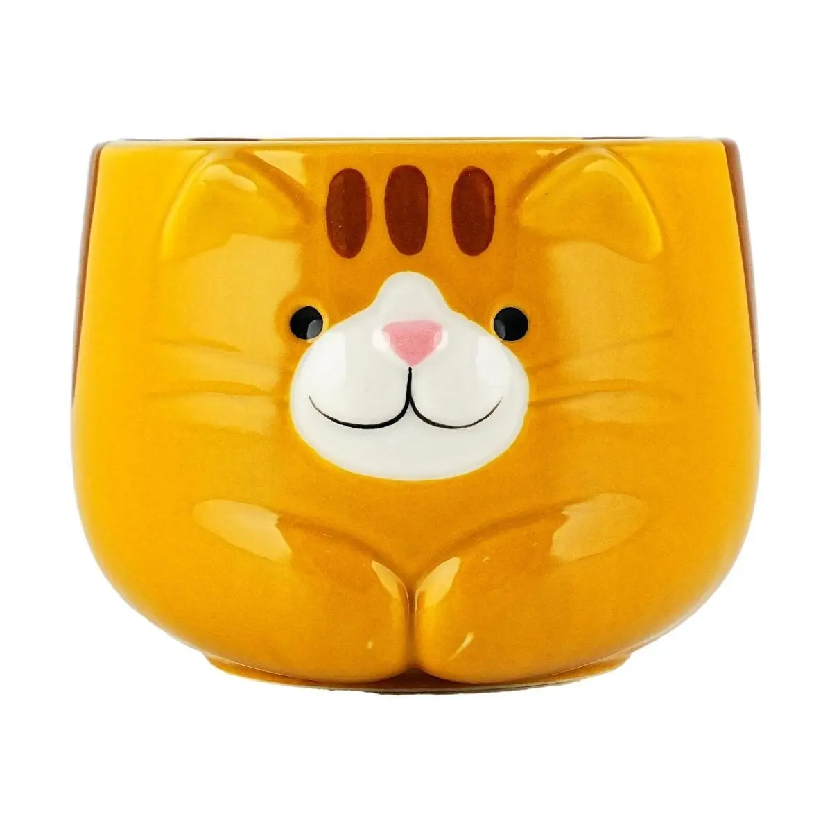 DECOLE Japanese Cat Mug Ceramic Cup Tabby Cat 80x83x62mm