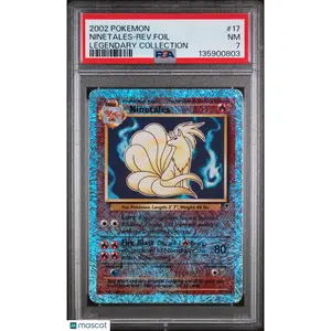 Ninetales Reverse Holo  #17 2002 Pokemon Legendary Coll. PSA 7