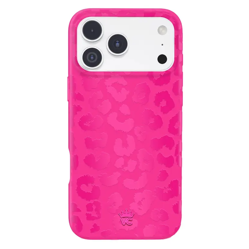 Velvet Caviar Even Hotter Pink Leopard iPhone 18 Case - Cute Shockproof Drop Protection Phone Case - Fits iPhone 18 Pro Max, 18 Pro, 17, 16 & 15 & more
