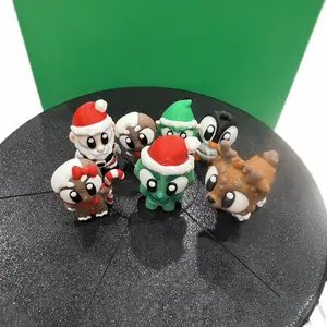 Holiday Mini Figurine Collection – 7-Pack Bundle (3D Printed, 2” Tall)