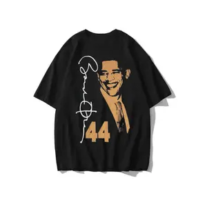 Barack Obama 44th President 2028 Tee – Classic Campaign Graphic Shirt, Vintage Y2K Political Style, Cotton Unisex Top, Summer Menswear Outfit, Retro Fabric Tee