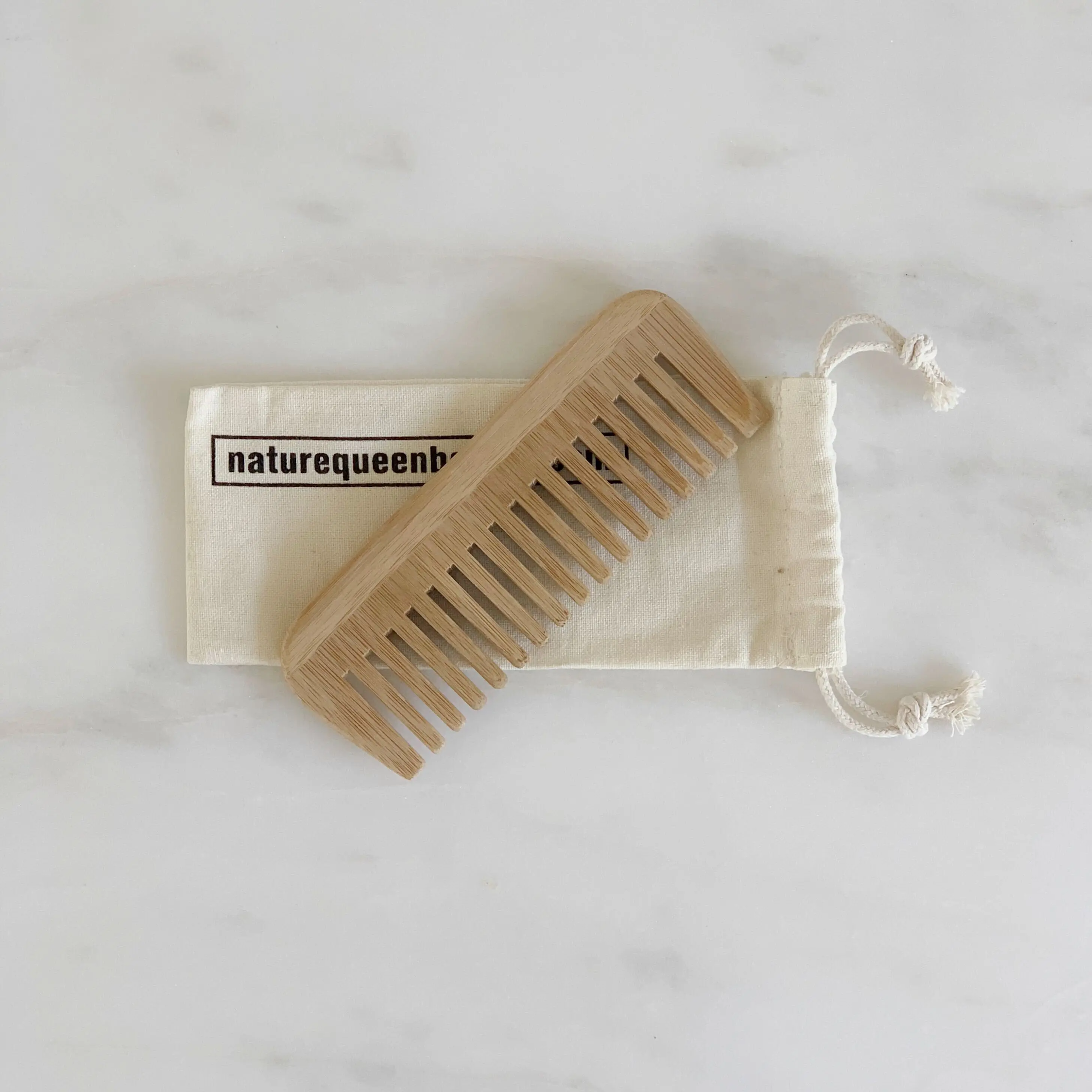 Organic Bamboo Wide Tooth Comb