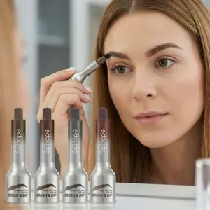 Eelhope Eyebrow Gel Pen| Long-Lasting & Smudge-Proof Brow Stamp| Coconut Oil & Beeswax Infused| Push-Type Design for Natural Hair-Like Brows| Moisturizing & Non-Greasy| 1.2ml Daily Brow Makeup Essential