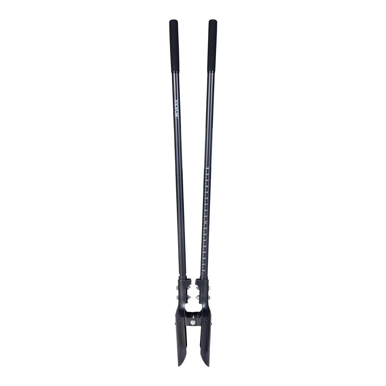 【Summerfinds】VEVOR Post Hole Digger with Carbon Steel Handle Scale Marks 57.5" Manual Hole Digger