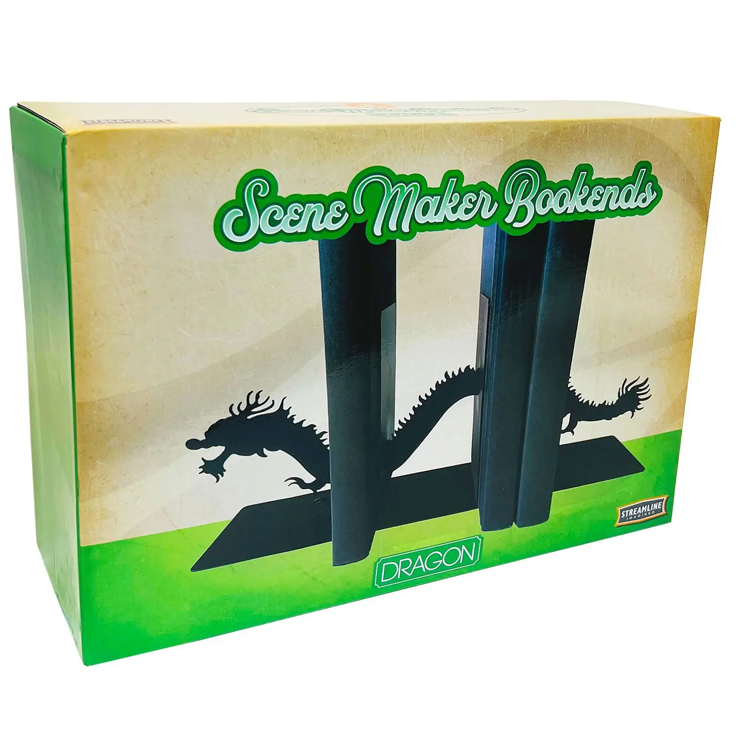 3 Piece Scene Maker Bookends - Dragon