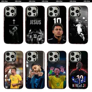 For N-Neymar Football 10 Phone Case For iPhone 17 16 15 14 13 12 11 Pro Max Plus Air & Samsung Galaxy S25 EDGE S24 S23 S22 S21 Plus Ultra- Top Fan's Phone Case Cover as Perfect Gift Get Ready for Halloween