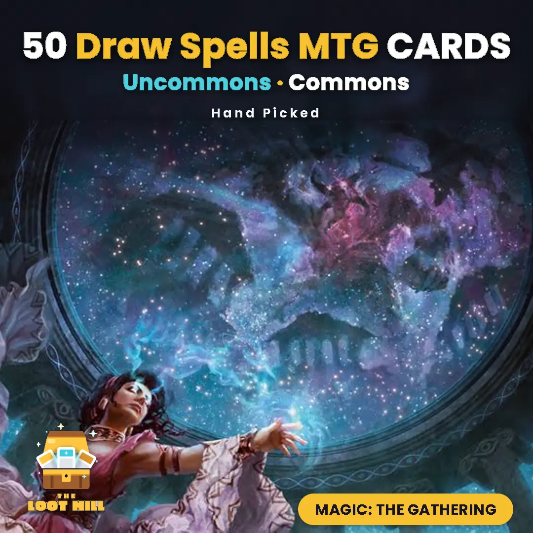 MTG Card Draw Lot – 50 Draw Spells – EDH Commander Deck Building