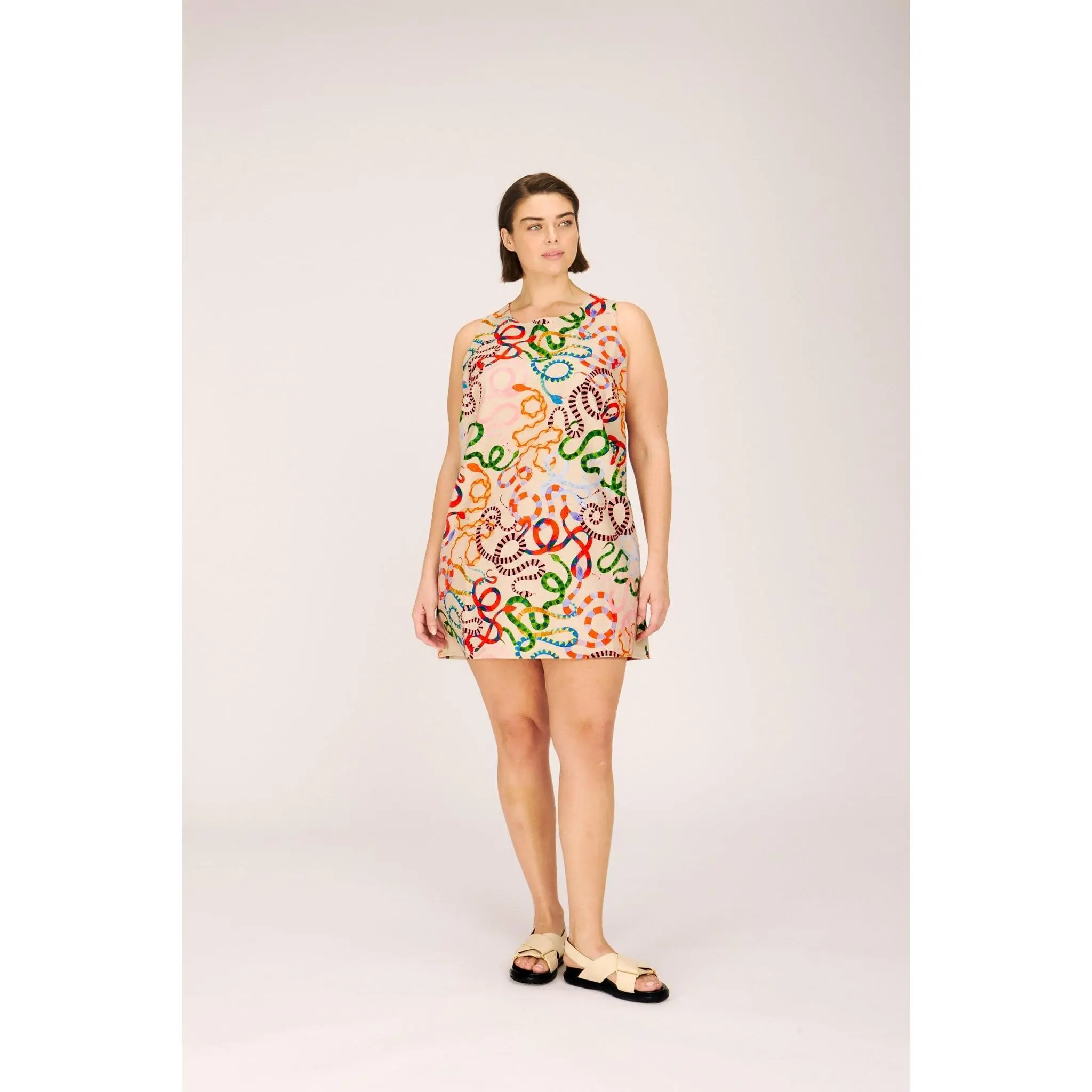 LOLA DRESS SNAKES
