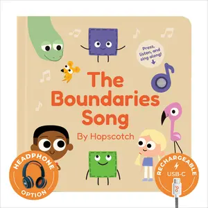 Cali's Books The Boundaries Song by Hopscotch Press Listen and Sing Along Rechargeable USB-C Interactive Book education