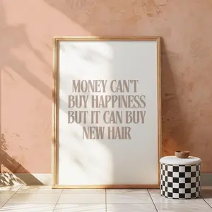 Hair Salon Wall Art , Funny Salon Quote, Hair Studio  Hairstylist Decor, Hairdresser Gift Idea Poster