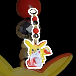 pikachu pop it keychain