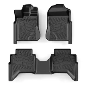 Lasfit fit for 2024-2025 Ford Ranger TPE Floor Mats, Fit Carpet Floor Only
