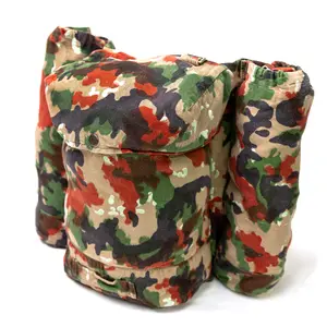 Swiss Military Genuine Issued Alpenflage Rucksack M70 Camouflage Backpack M83 Shoulder Pack Bag 17x19x4 Inches for Military Enthusiasts
