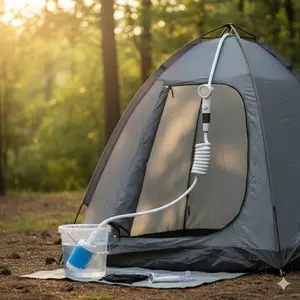 Portable USb Rechargeable Outdoor Shower - High pressure Waterproof Spray Gun for Camping Car wash garden Bath Multi Use Adjustable Lightweight Home & car Fast Charging Energy Saving Design Camping Gear Camping Equipment