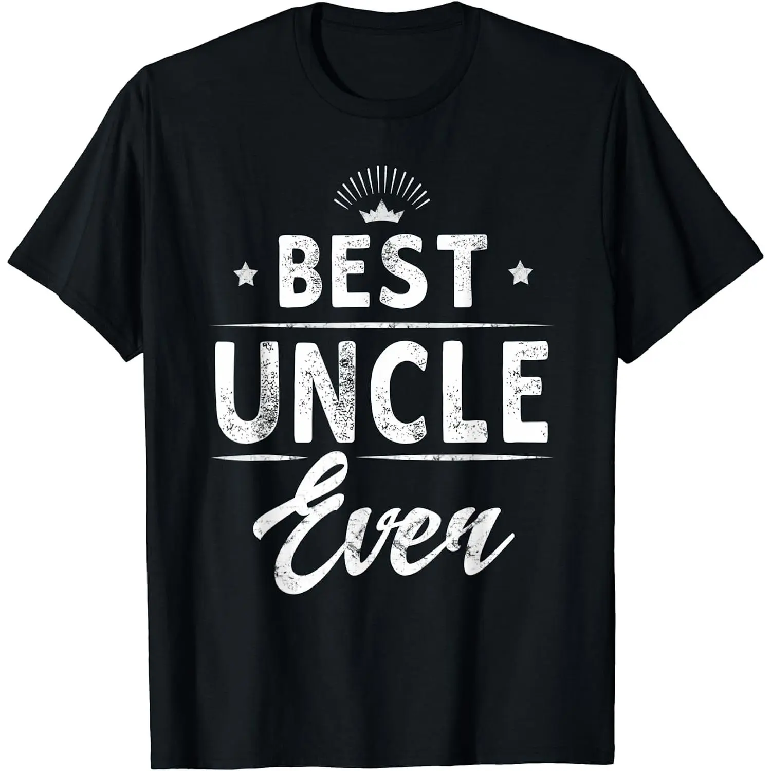 100% Cotton Best Uncle Ever Relative Father's Day Gifts Men's T-shirt