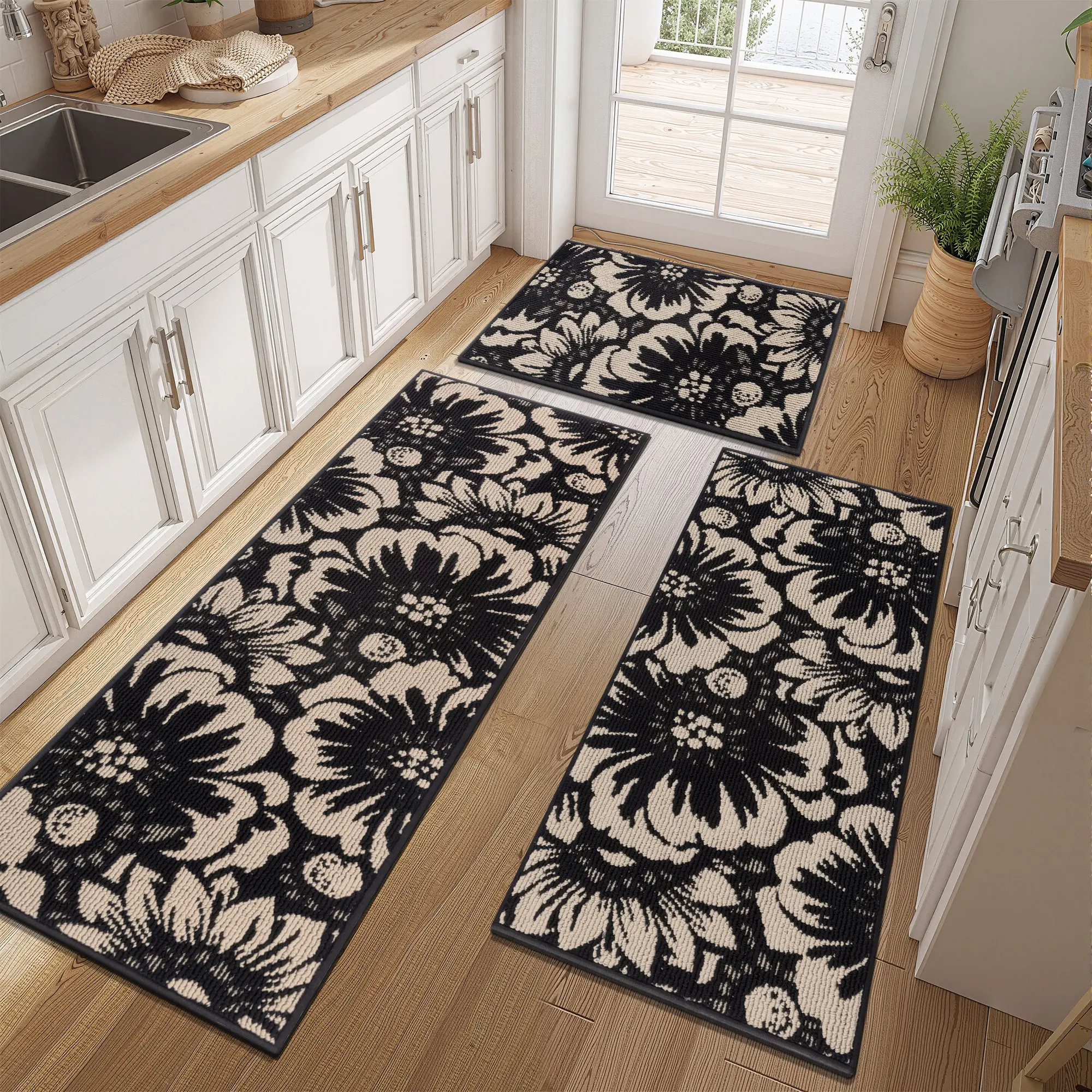 Black Sunflower- 3 PIECES