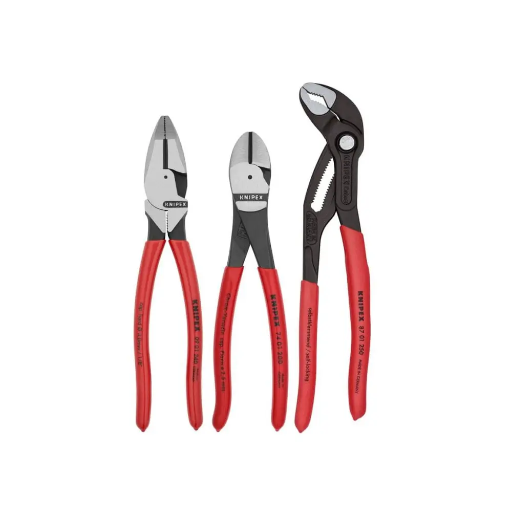 Knipex Tools KX9K0080157US Pro Pliers Set - 3 Piece