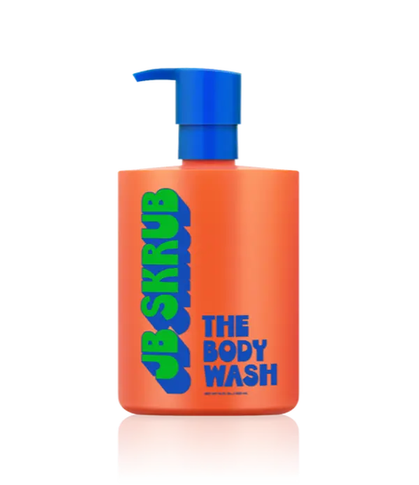 JB SKRUB The Body Wash for Teens - Gentle Hydrating Citrus Cleanser with Aloe Vera & Green Tea