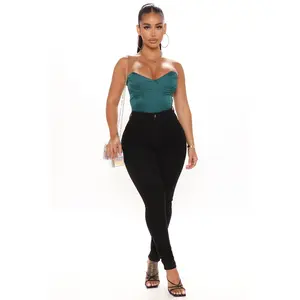 Classic Beauty Booty Lifter Skinny Jeans - Black
