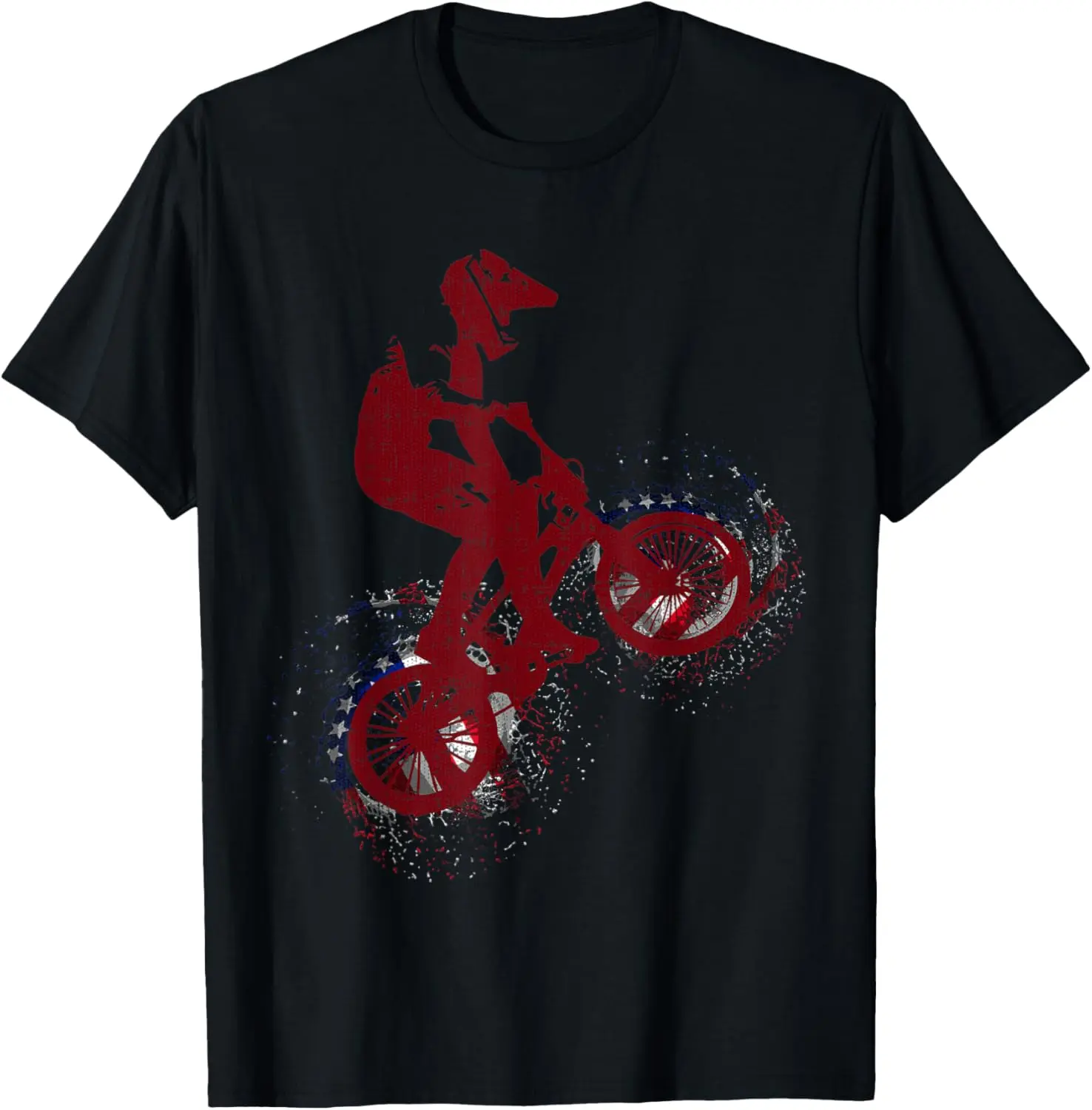 100%cotton BMX Racing Extreme sport Bike Rider T-Shirt