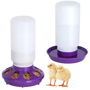 1L Chicken Feeder Bucket Water Fountain Automatic Chick Drinker