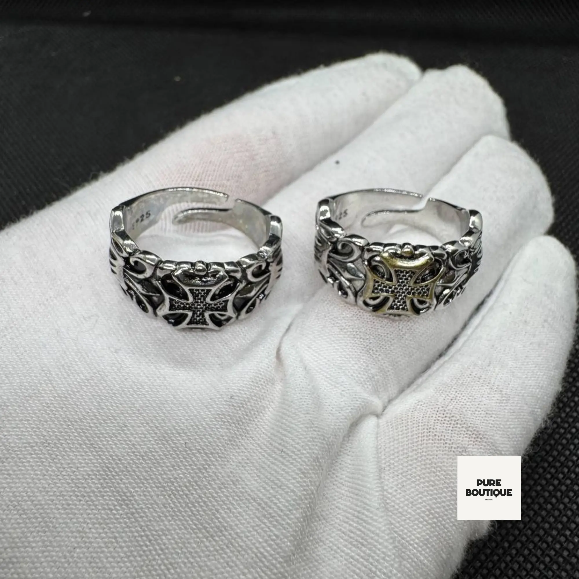 Gothic Y2K Punk Adjustable Ring – One Size Fits All - TikTok Shop