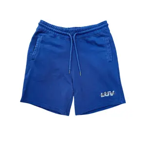 Limited Edition ℒ𝒾𝓋ℯ 𝒰𝓃𝒹ℯ𝓇 𝒱𝒾𝒸𝓉ℴ𝓇𝓎 French Terry Shorts - Navy Blue