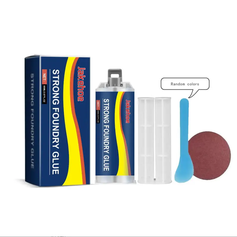 Metal Cast Repair AB Glue, High Temp Liquid Metal Welding Compound, Heavy-Duty Casting Repair Adhesive, Enhanced Metal Filler for Cast Defects & Metal Surface Restoration