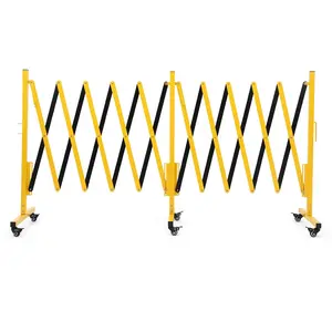 Garvee Versatile Protection for Children – Expandable Safety Gate with Wheels and Lock – Foldable Retractable Door for Stairs, Events, and Play Areas – Easy to Move and Install