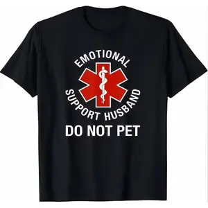Cotton Do Not Pet Emotional Support Husband T-Shirt With Guatemalan Pride Teddy Bear Design For Casual OutingsUnisex T-shirts M-5XL