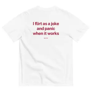 I Flirt As A Joke T-Shirt, Funny Graphic Tee, Unisex Shirt