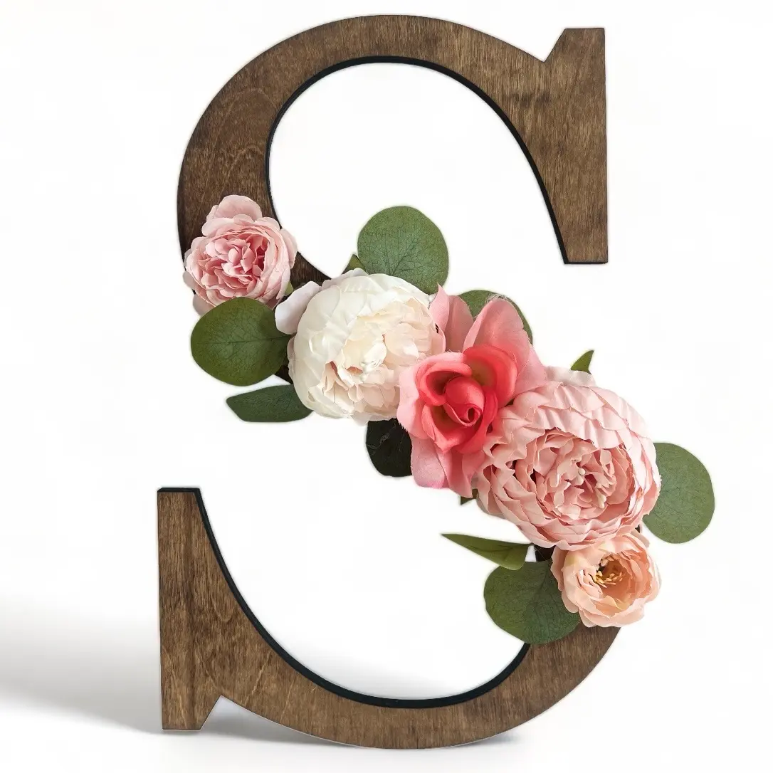 Boho Wooden Letter Nursery Wall Decor