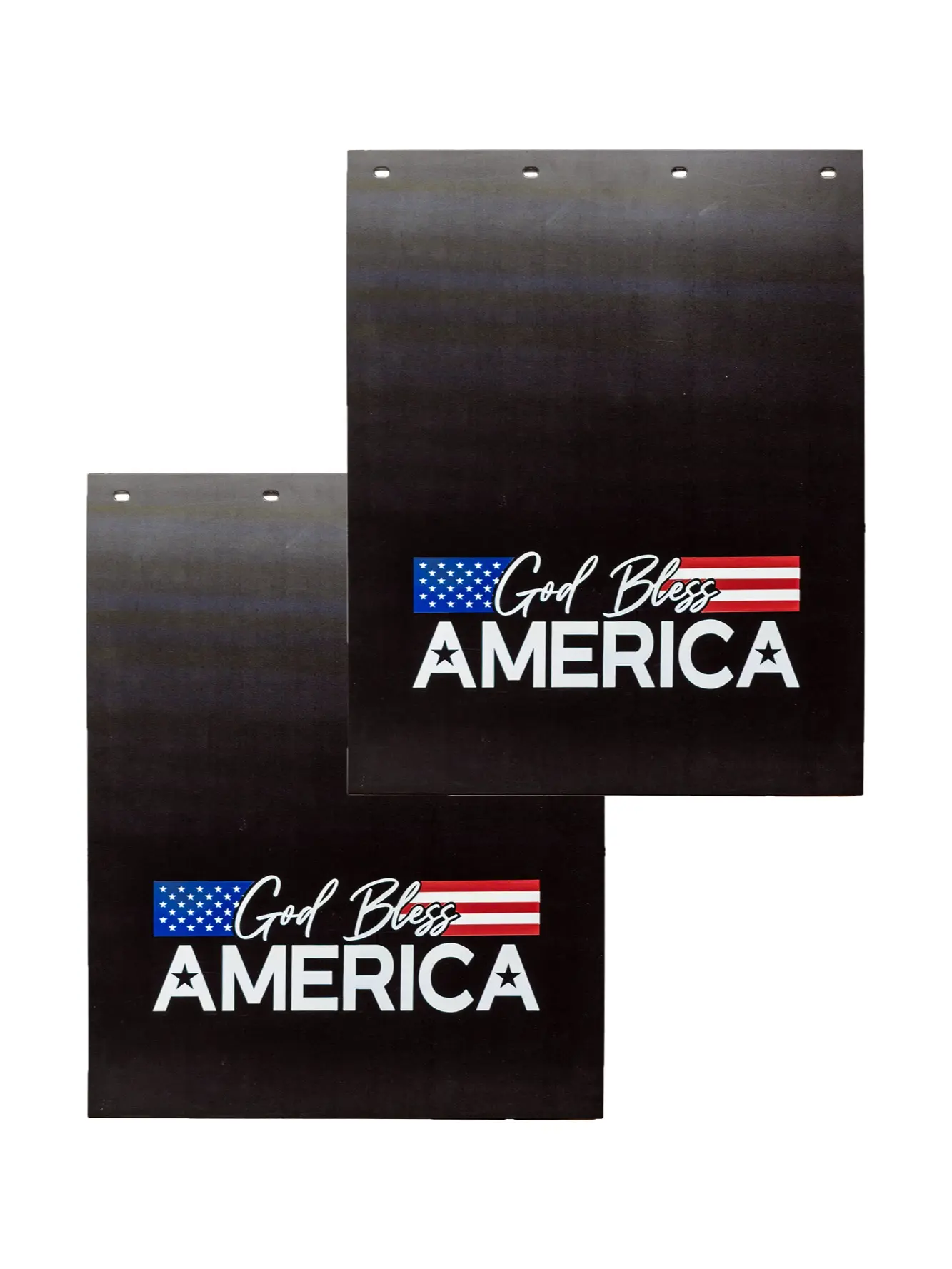 #2430GBA God Bless America Mudflap - 24" x 30" x 3/16" Poly - 1 Pair