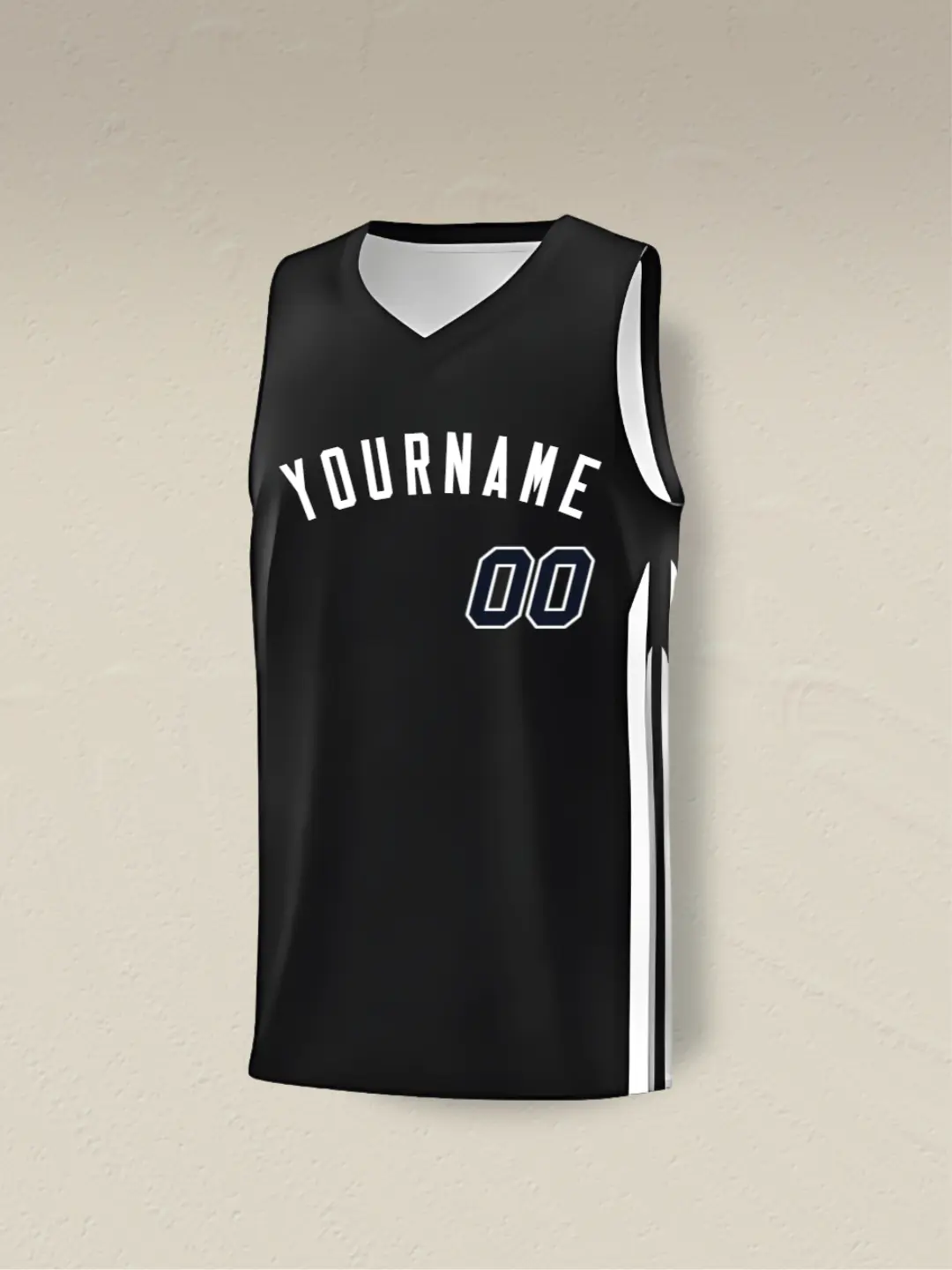 Customizable Basketball Jersey - Unisex Sporty Chic V-Neck Moisture Wicking Sleeveless Cut Shirt, Breathable Fabric with Logos for Team Uniforms, Pack Of 5, Unisex Fit, Add Customization(Order Notes), Cold Wash, S, Female