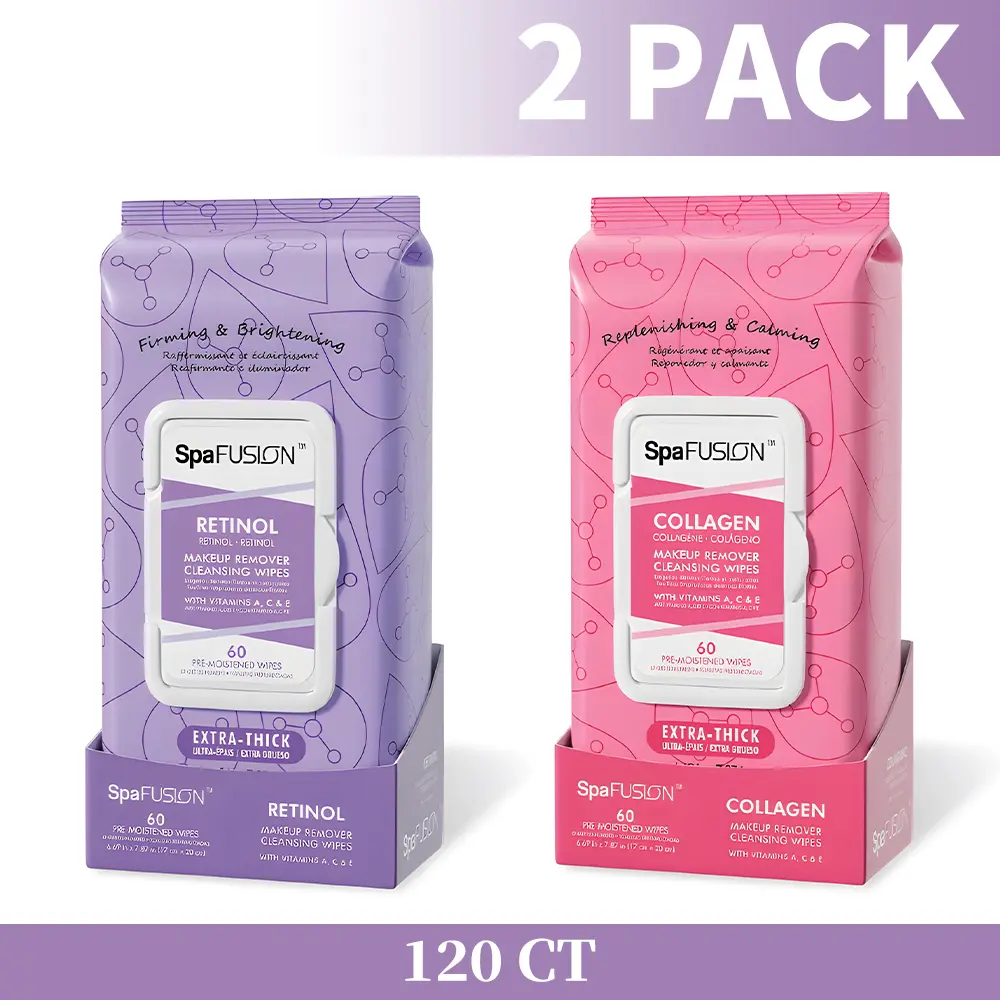 2 PACK Make up Remover Cleansing Wipes