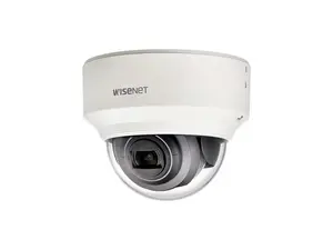 Wisenet XND-6080V 2 Megapixel Indoor Full HD Network Camera - Color - Dome - Ivory - MPEG-4 AVC, MJPEG, H.264, H.265 - 1920 x 1080 - 2.80 mm- 12 mm Varifocal Lens - 4.3x Optical - 60 fps - CMOS - Para