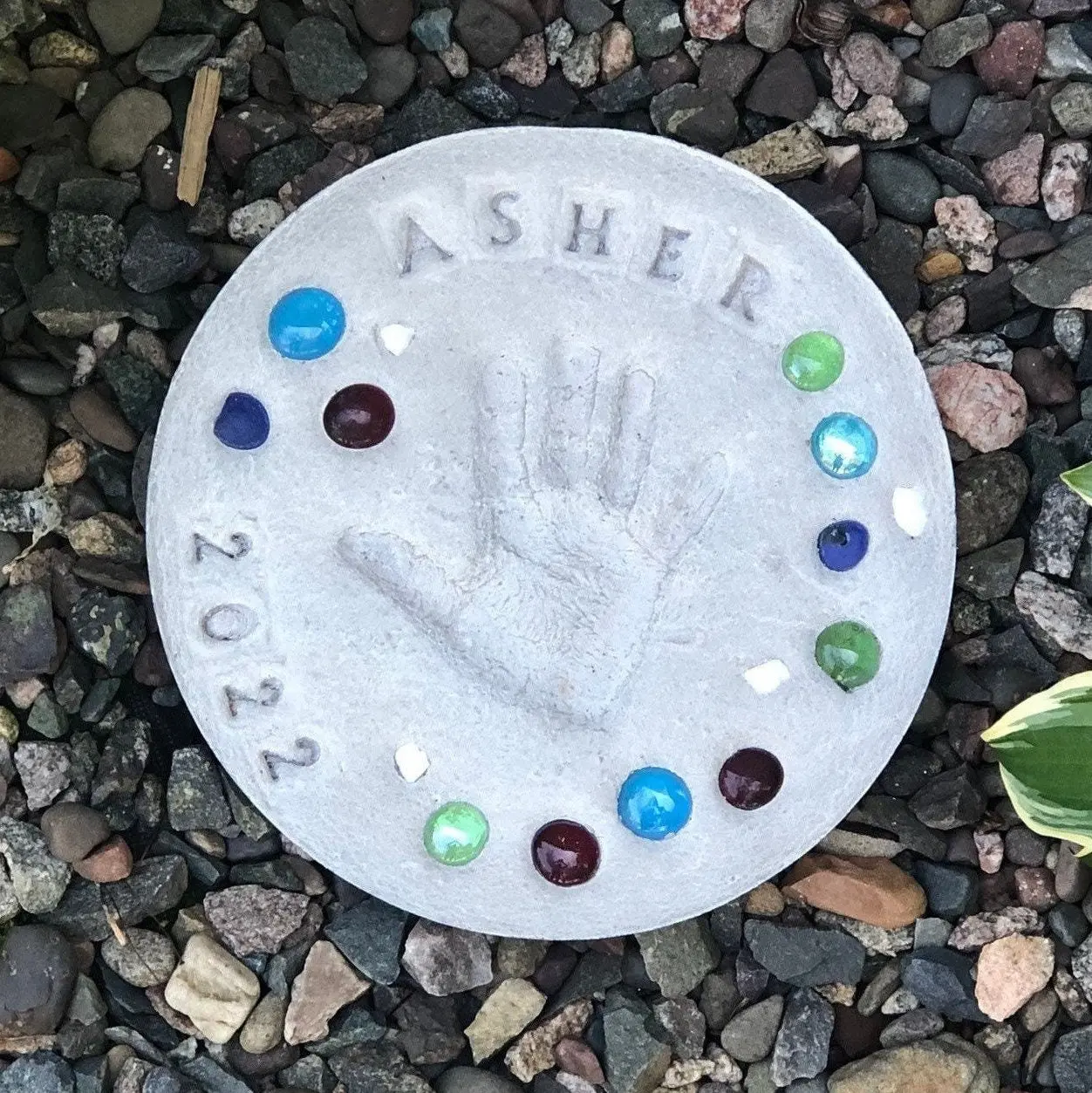 DIY Handprint & Footprint Stepping Stone Kit — Create Personalized Keepsakes & Garden Decor