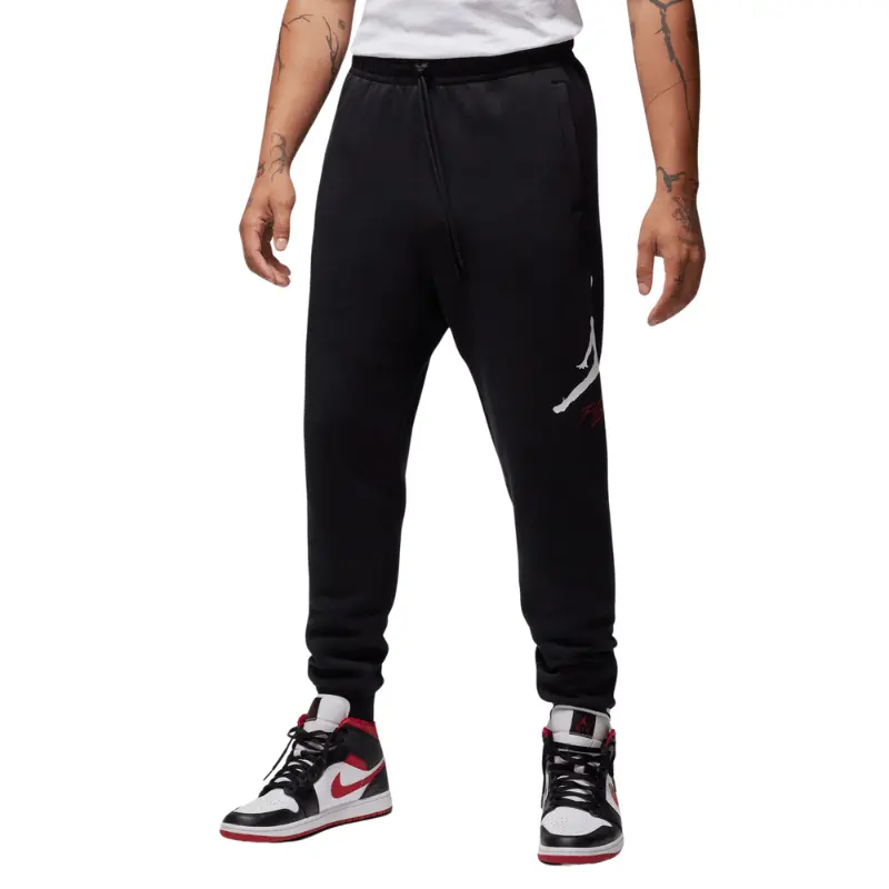 Air Jordan Men's Essentials Classic Cotton Blend Joggers - Sports Pants with a Brushed Interior for Warmth and an Adjustable Drawcord, Soft, Casual, Pocket, Elastic Waistband, Fleece Material, Back And Side Pockets