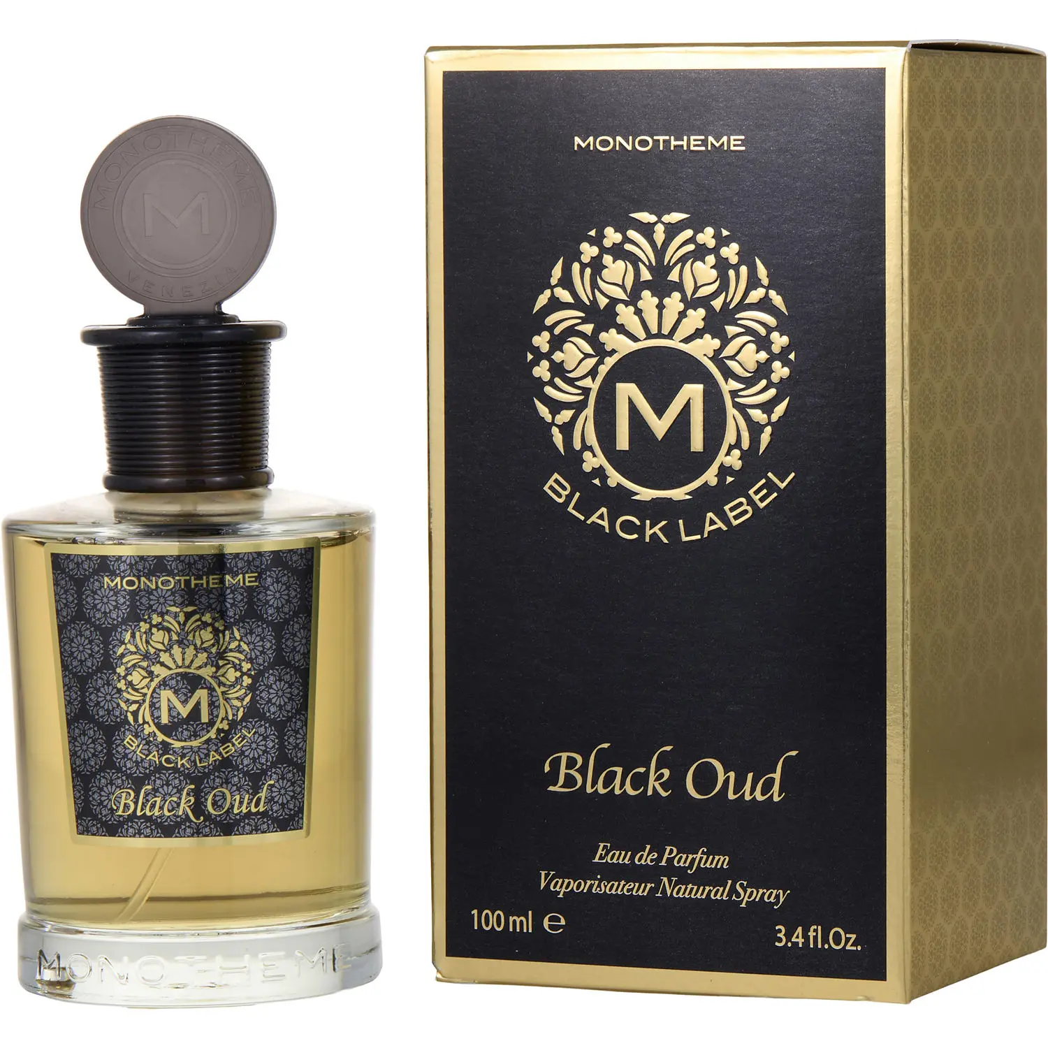 Monotheme Venezia Black Oud By Monotheme Venezia Eau De Parfum For Unisex