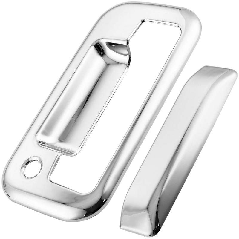 FOR 2004-2014 FORD F150 4 DR CHROME DOOR + TAILGATE HANDLE COVER WITH KEYPAD FOR 2004-2014 FORD F150 4 DR CHROME DOOR + TAILGATE HANDLE COVER WITH KEYPAD