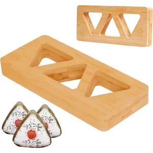 Onigiri Mold,  Rice Ball Maker,3 in 1 Musubi Maker Mold, Triangle Rice Ball Making Kit for Family Picnic and Bento Preparation, DIY  Cuisine